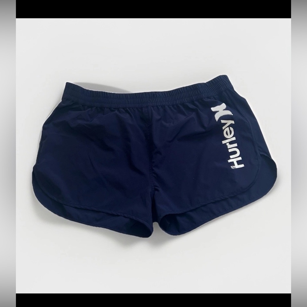 Hurley - Vertical Logo Board shorts Navy Blue Size 2XL - XXL 3" Inseam Swimming